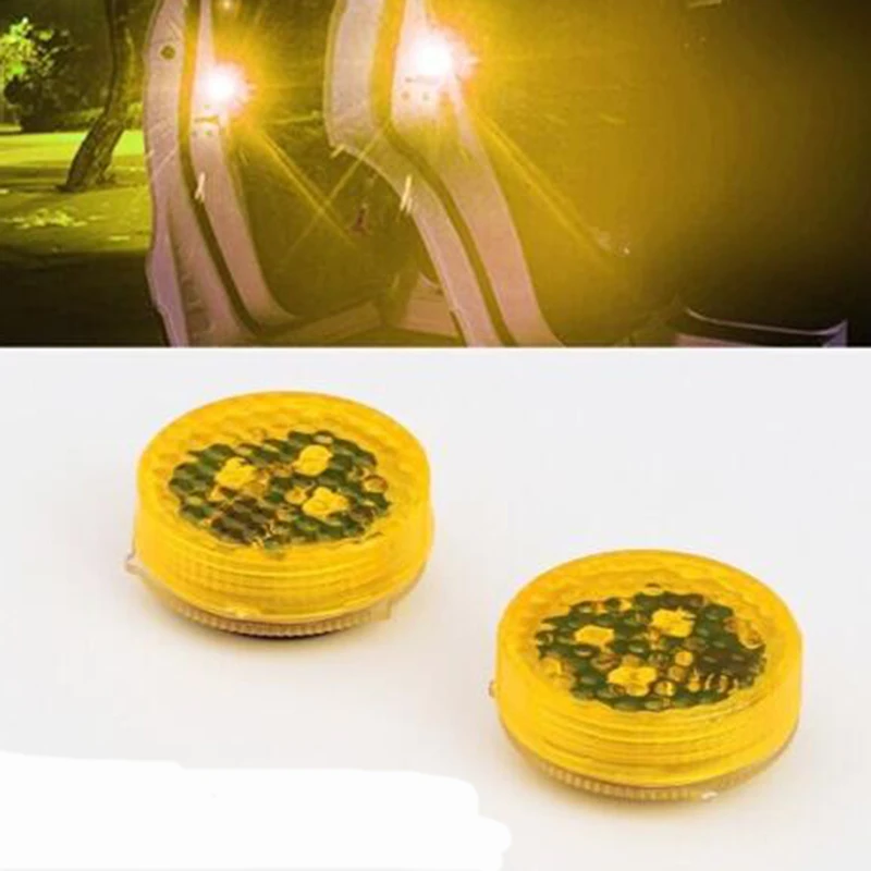 

2 Pack Magnetic 5LED Door Open Warning Anti-collision Light for Geely Vision SC7 MK CK Cross SC7 EMGRAND EC7 EC7-RV EC8