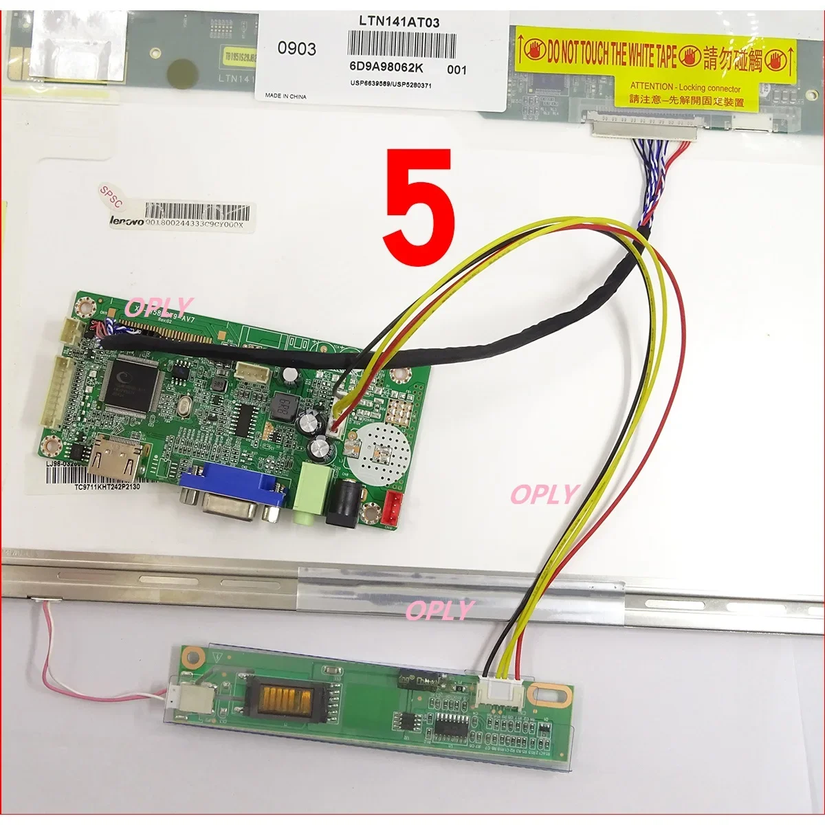Плата контроллера 58C HDMI-совместимая VGA для LTN154X3-L01 LTN154X3-L03 LTN154X3-L06 LTN154X3-L0D LTN154X3 1280X800
