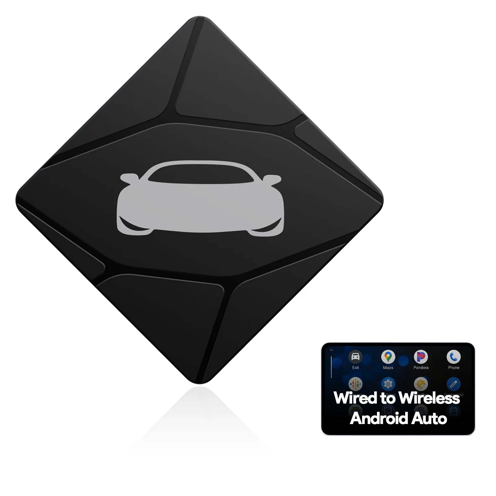 

Binize беспроводной адаптер CarPlay 2 в 1 беспроводной CarPlay Android автомобильный беспроводной адаптер проводной к беспроводному для Mazda Toyota Volvo