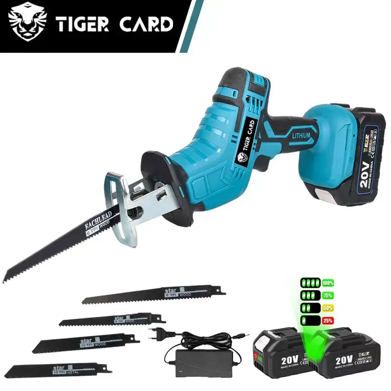 Пила сабельная аккумуляторная с регулировкой скорости, 18 в