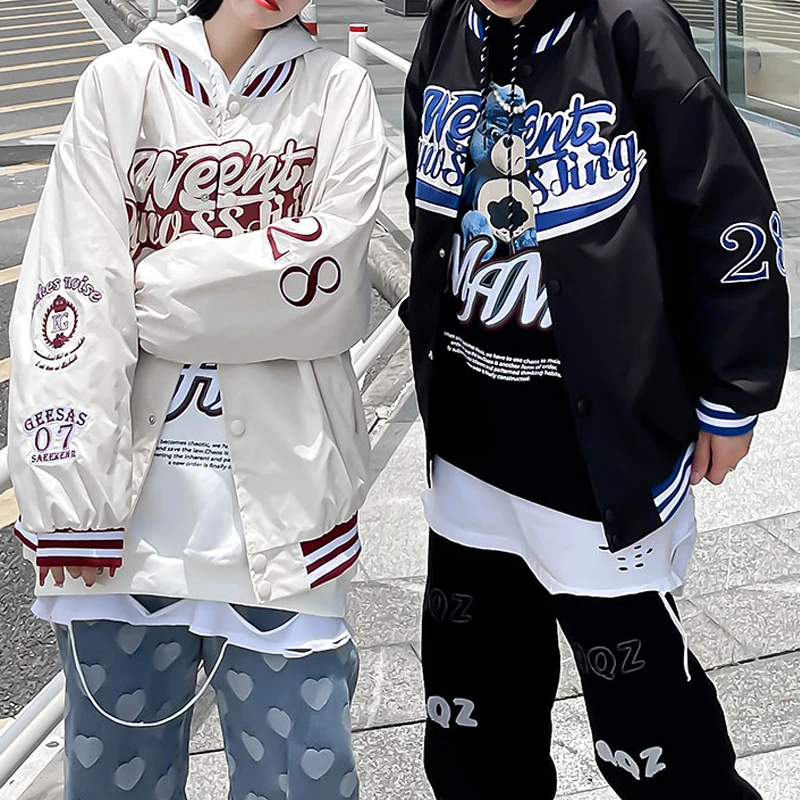 

Spring and Autumn New American Retro Baseball Uniform Men's Trend Wild Loose Jacket Jacket Streetwear Ins Hot Sale Mens Jacket