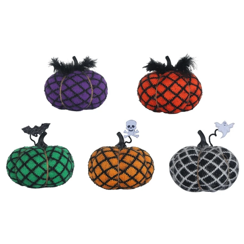 

Stuffed Halloween Pumpkins Fun and Colorful Holiday Party Decoration for All Age Colorful Toy