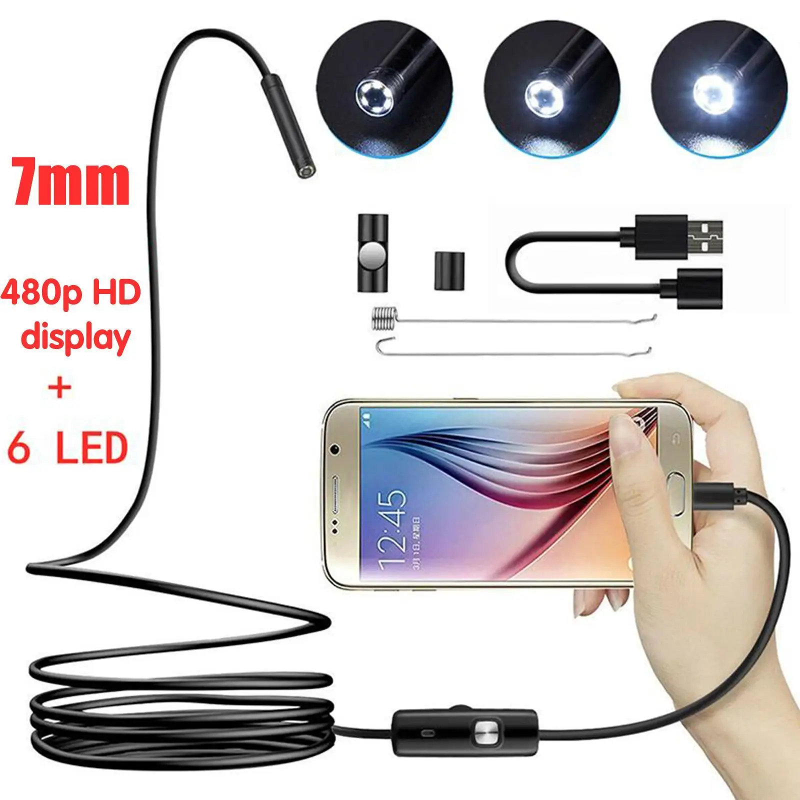 

Mobile Endoscope Camera Cameras Sewer Usb Endoscope Android Endscope Mobile Doscope Smartphone Boroscope