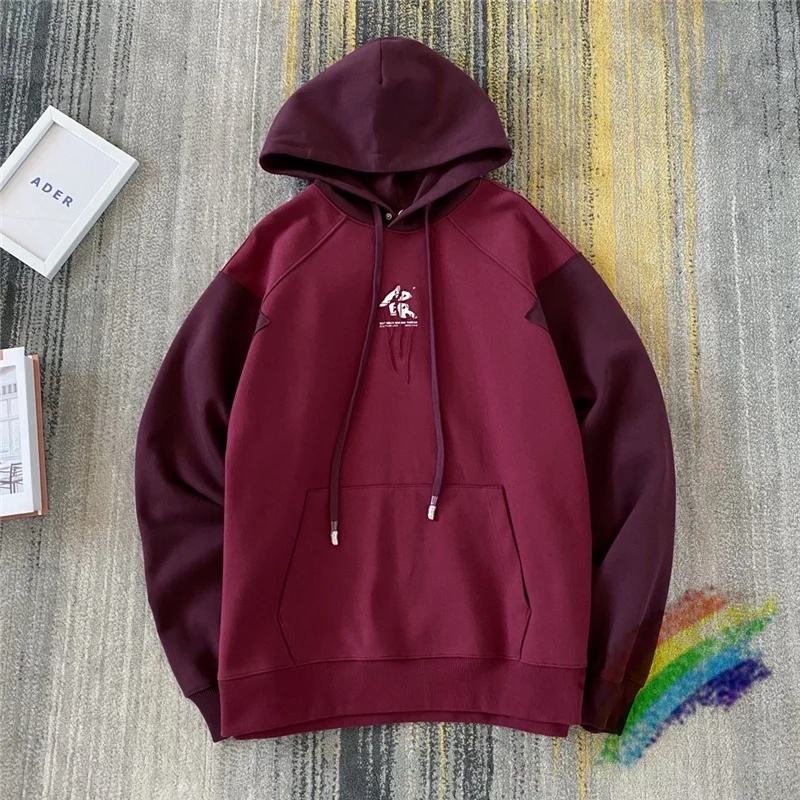 

Patchwork Tassel ADER ERROR Hoodie Men Woman 1:1 High-Quality Embroidery Sweatshirts Adererror Pullover
