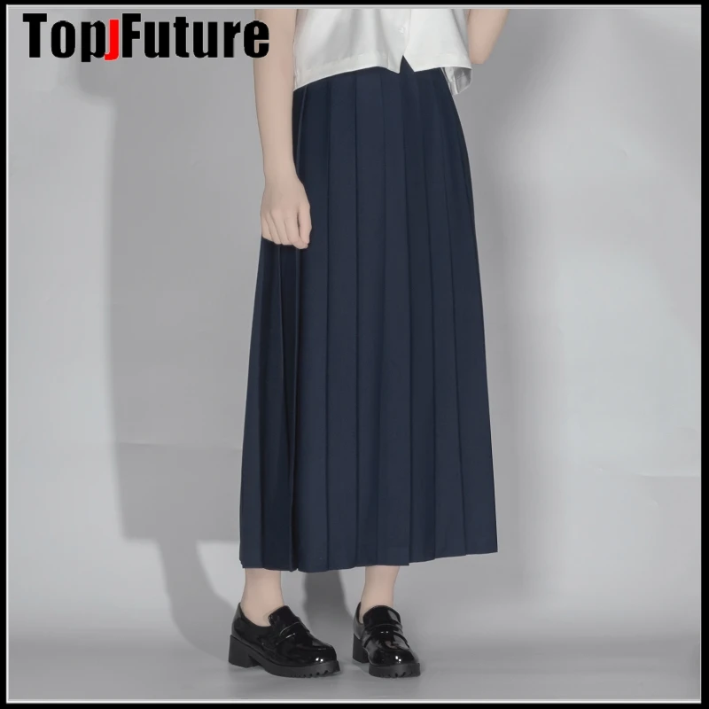 Школьная форма в японском стиле для девушек цветная сверхдлинная плиссированная