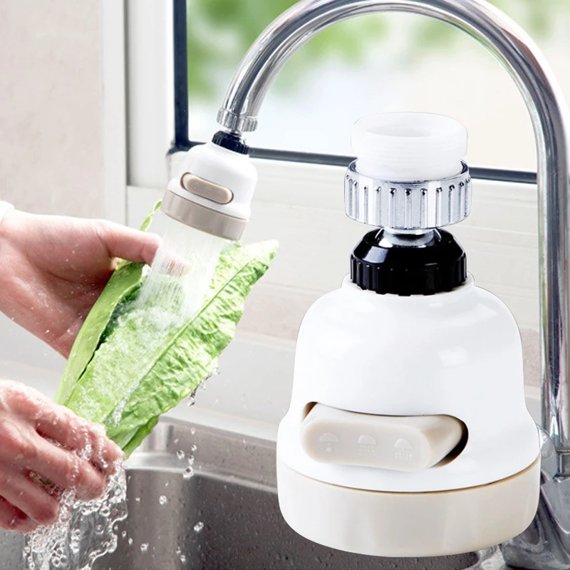 

360 Rotary Faucet Booster Kitchen Filter Water Saving Device