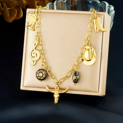 DIEYURO золотое ожерелье