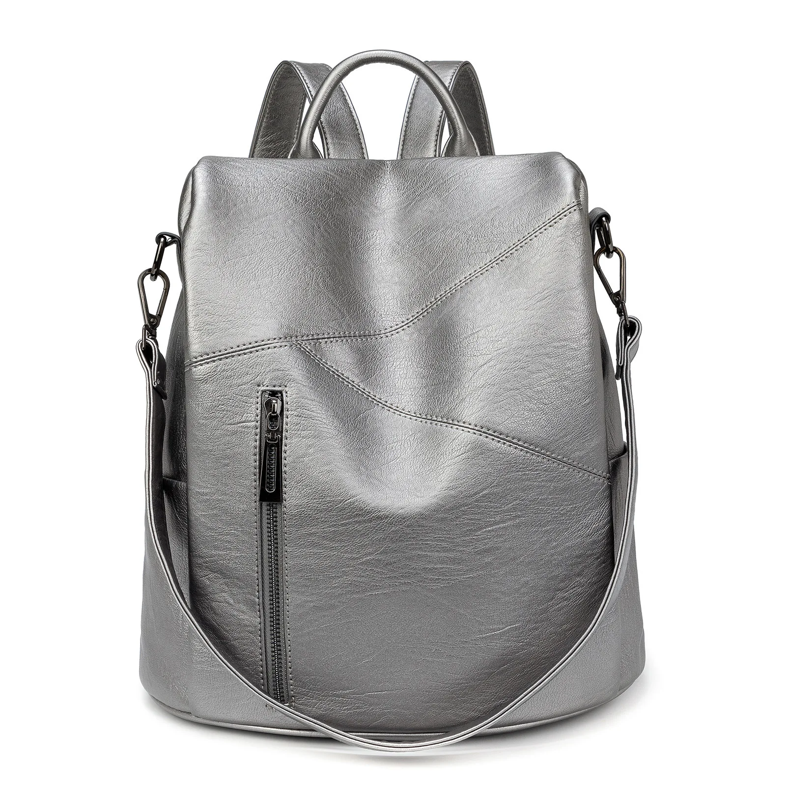 Women Genuine Leather Backpack Casual Female Bag Sac A Dos Travel Ladies Bagpack Mochilas School Bags For Girls Students C1873ba