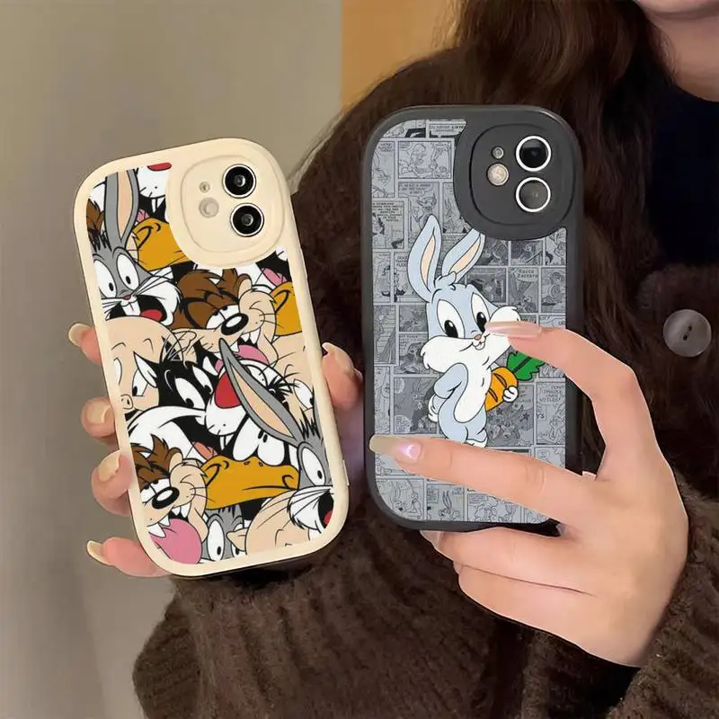 

Cartoon cute anime rabbit Phone Case Hard Leather Phone Case for iPhone 13 12 Mini 11 14 Pro Max Xs X Xr 7 8 Plus 6 6s Se 2022
