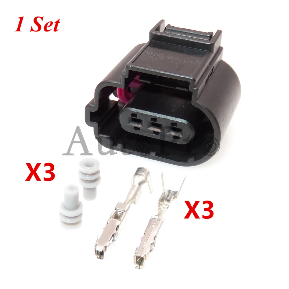 

1 комплект 3 отверстия, автомобильные герметичные розетки 8K0973703 1670588 1670591, автомобильный Кондиционер, переключатель давления, проводной соединитель для VW