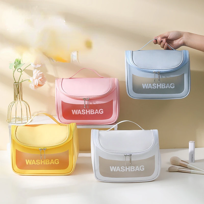 

2022 New Women Travel Storage Bag Cosmetic Makeup Bag Toiletries Organizer Female Waterproof Wash Bag Sundries Storage Case