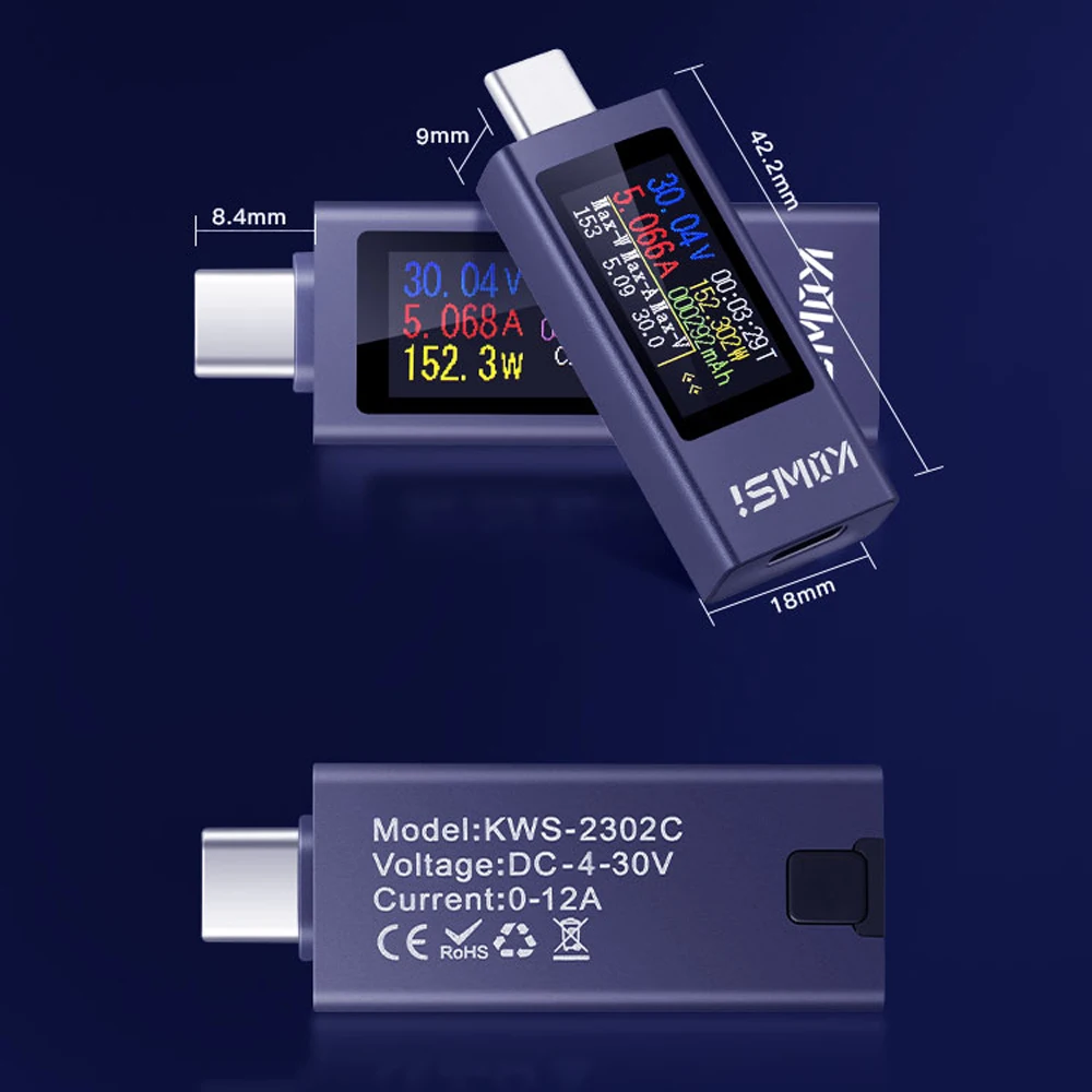 

Gaqqee USB-тестер мощности Type-C