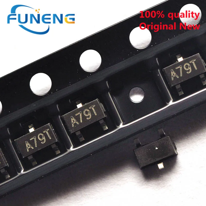 200 шт., AO3407, 3407 Φ MOSFET A79T MOSFT P-Ch -30V -3.6A 64mohm, транзистор с полевым эффектом, новый и оригинальный