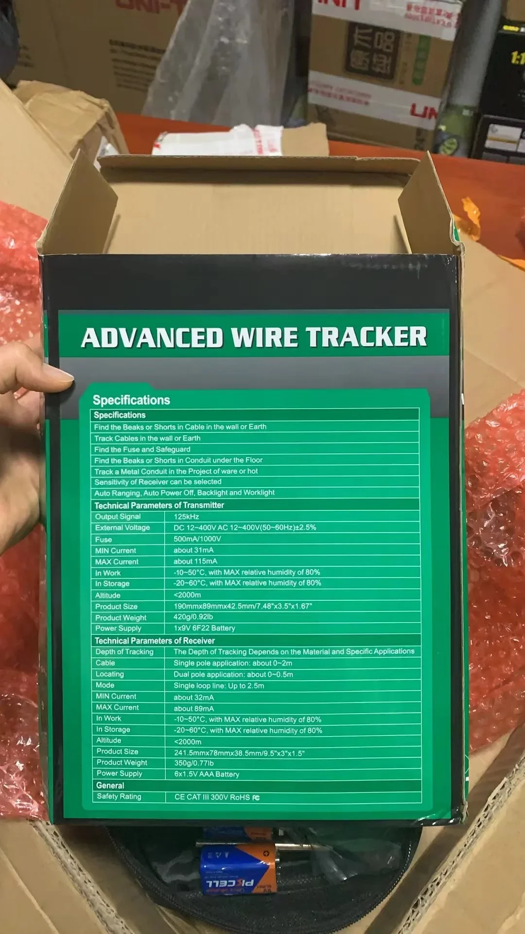 Тестер сетевого кабеля MASTECH MS6813 MS6818 мультиметр Многофункциональный тестер