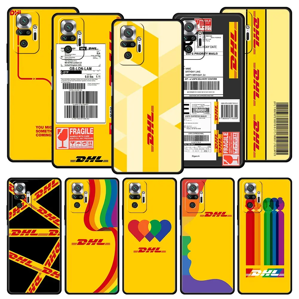 Чехол DHL Express для телефона Xiaomi Redmi Note 12 5G 11 10 Pro Plus 9S 9 8 7 9T 8T 10C 9C 9A 5G K50, мягкий силиконовый чехол для игр