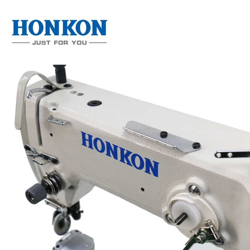 Фото Высокоскоростная швейная машина HONKON HK-810D/820D с прямым приводом, одноигольная/двухигольная, колонковая №3