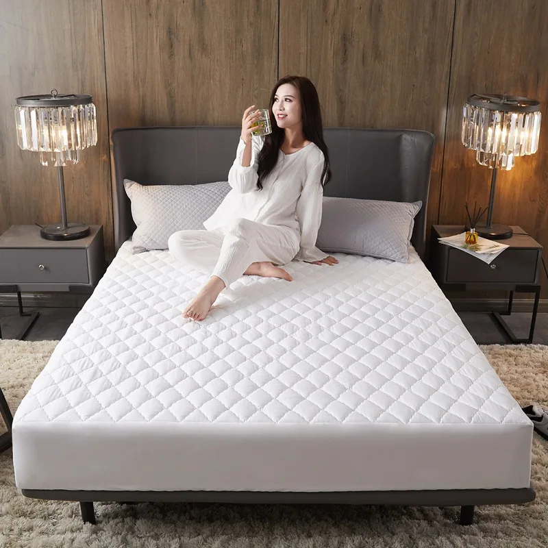 Стеганый наматрасник водонепроницаемый дышащий чехол для матраса защита