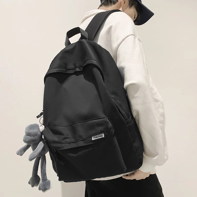 

New Fashion Backpack For Women Solid Color Large Capacity Casual Female Backpack College Students School Bag Unisex Laptop Bag