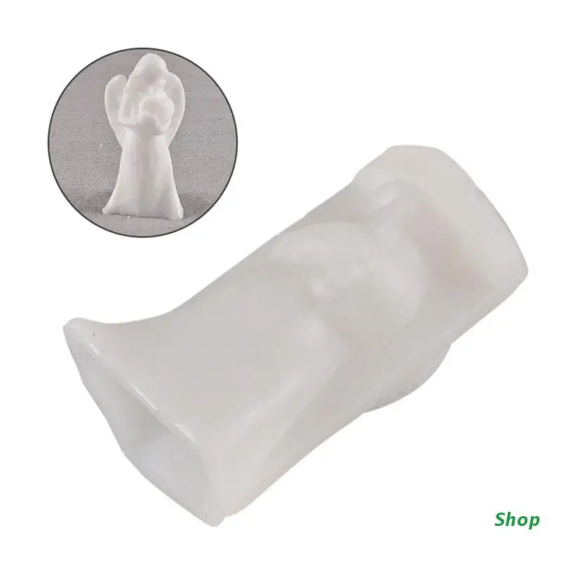 

L5YC 3D Angel Silicone Molds DIY Angel Candle Mold Scented Soap Making Supplies,Epoxy Resin Casting Mold for Table Ornaments