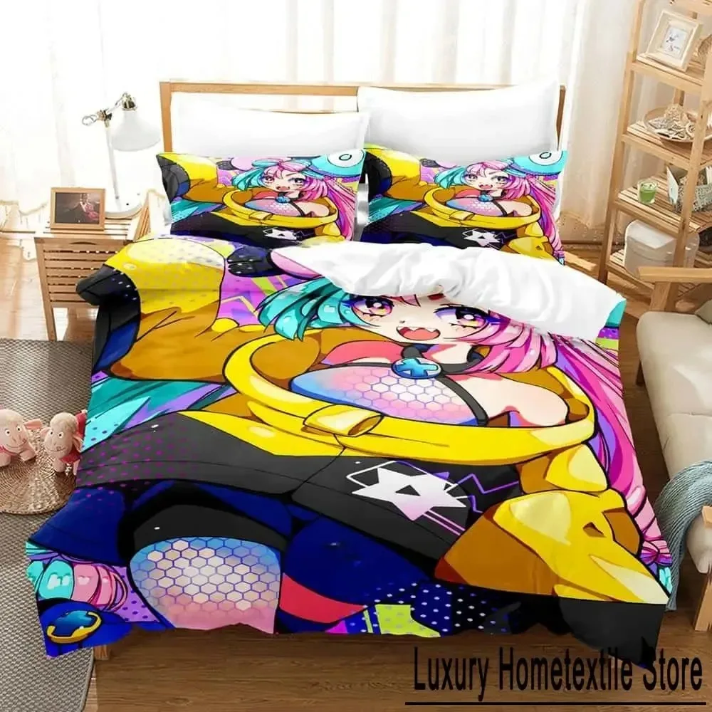 Anime Kawaii Girs Iono Bedding Set Single Twin Full Queen King Size Bed Adult Kid Bedroom Duvet cover Sets For Home Textiles