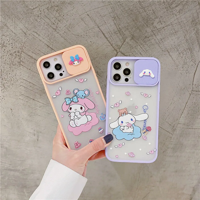 

BanDai Cinnamonroll Melody Phone Cases For iPhone 13 12 11 Pro Max XR XS MAX 8 X 7 SE 2022 Y2KGirl Soft Silicone Cover Gift