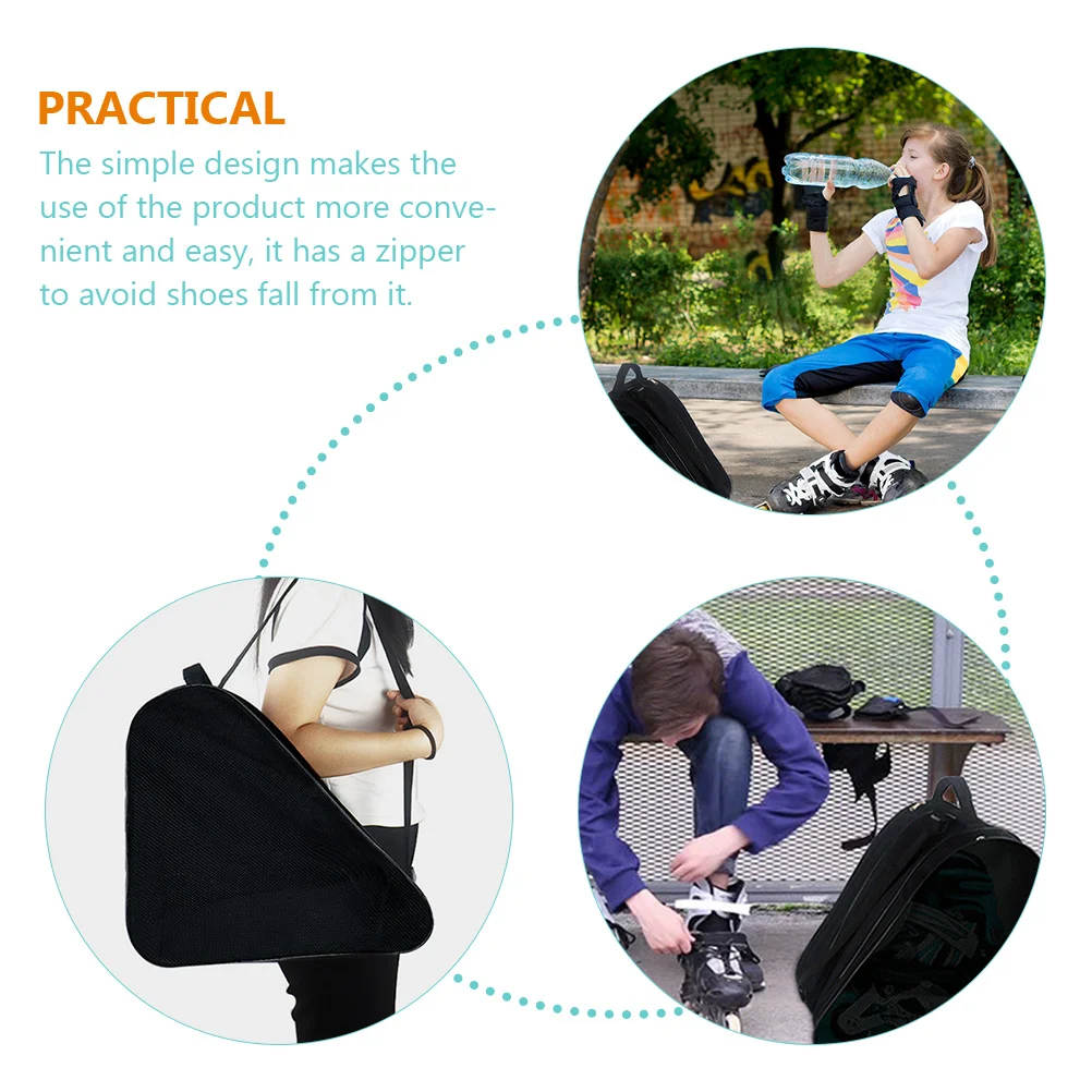 Bagskate Roller Storagepouch Figure Skating Bags Shoes Carry Case Shoe Holder Inline Covergirls Packing Portable Container