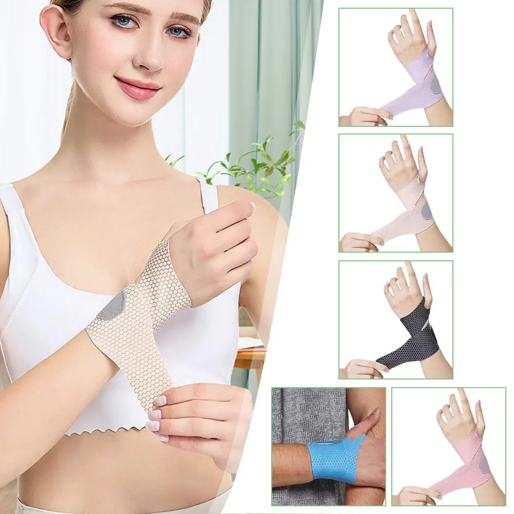 

1Pc Slim Air Wrist Support Strap Adjustable Wrist Wrap Pain Relief Straps Wrist Fitness Arthritis Workout Wrist Strap Suppo S9F8