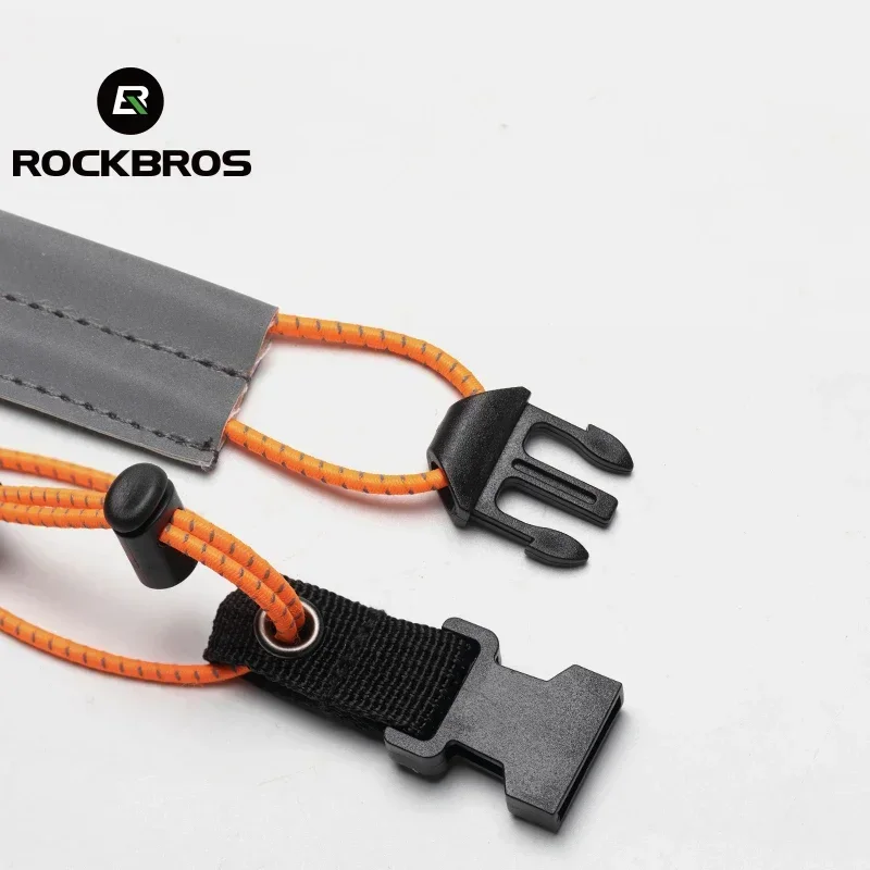 ROCKBROS Bicycle Leg Strap Safety Reflective Outdoor Ankle Band Portable Sports Camping Harnesses Cycling Equipment