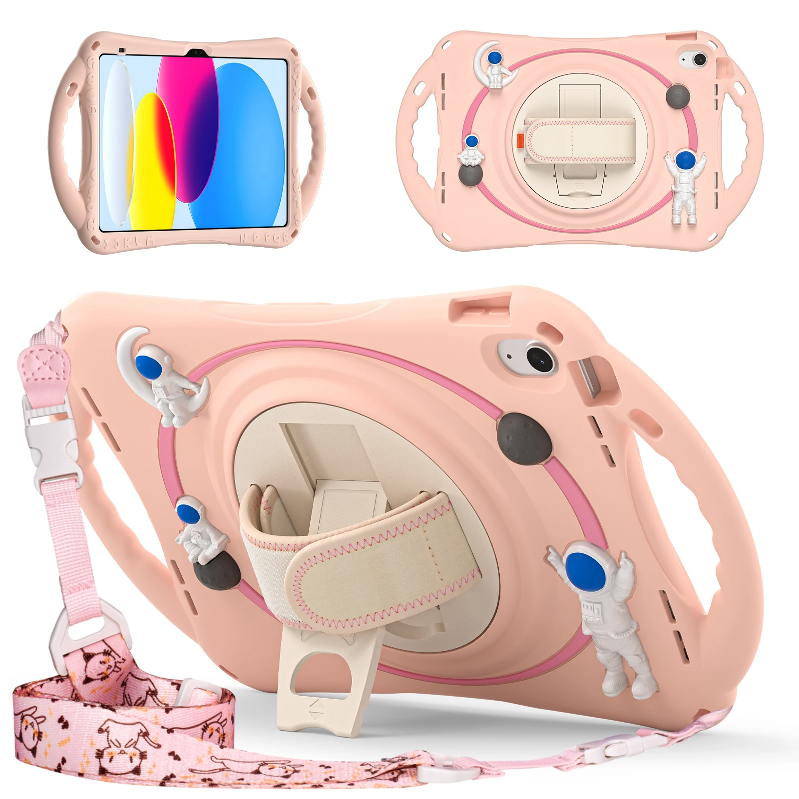 

For iPad 10th 2022 Kids Case 10.2 8th 9th 7th 2018 6th Generation Mini 6 5 4 9.7 Air 3 10.9 11 Pro Shockproof Stand Cover