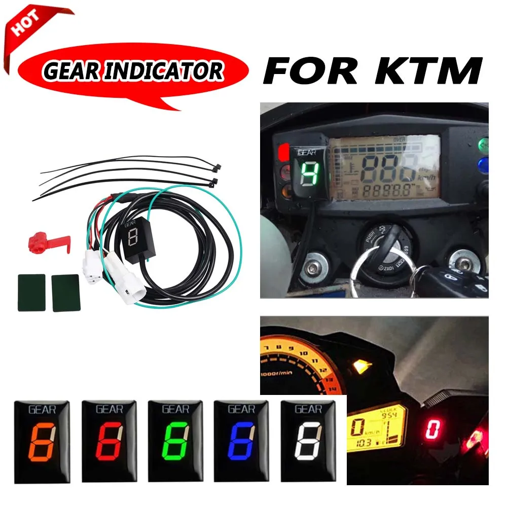 Запчасти для мотоциклов 1-6 Индикатор шестерни KTM 640 690 Duke SM Enduro 790 Adventure 790Duke 950 990 1090 R