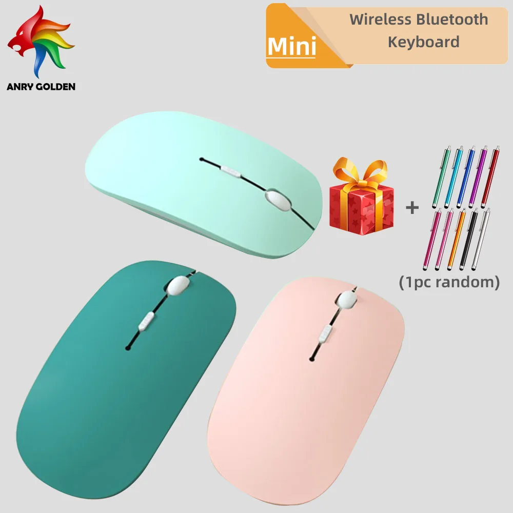 Беспроводная Bluetooth мышь для Apple iPad iPhone Samsung Huawei Lenovo Android Windows батарея портативная