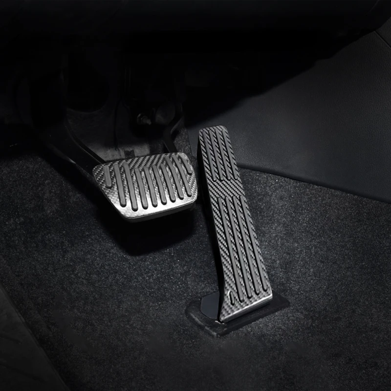 Накладка на ножную педаль топливного тормоза из углеродного волокна для Toyota Camry 70