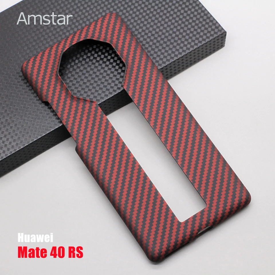 Чехол Amstar из натурального углеродного волокна для телефона Huawei P50 P40 P30 Pro Plus Mate40 40RS