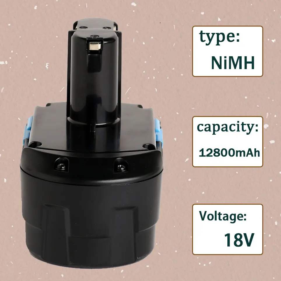 

2022 18V Ni MH for Hitachi batter G18DL,WH18DL,WR18DL,BCC1812,EB1812S,EB1814SL,EB1820L,EB1824L,322437