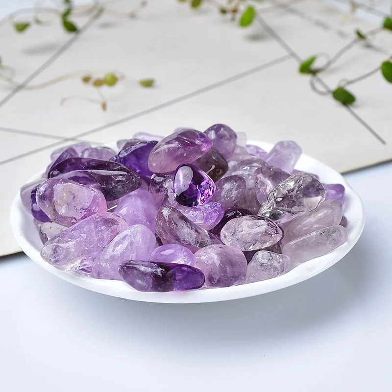 Натуральный драгоценный камень искусственные Аметистовые чипсы лечебный