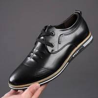 mens casual shoes lace up leather shoes for men loafers non slip sapatos masculinos chaussure homme zapatos hombre sneakers