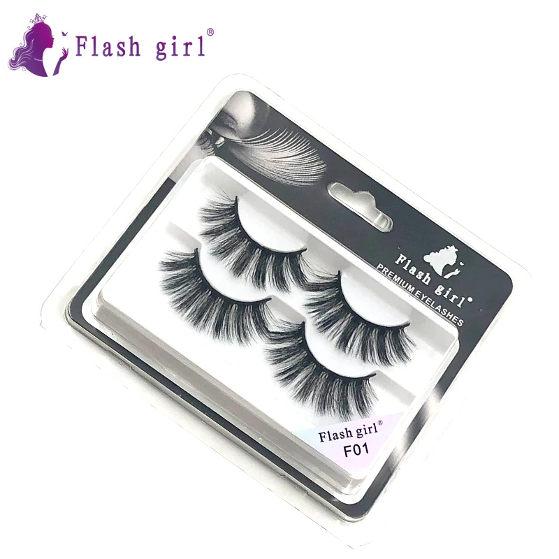 Ресницы Накладные из искусственной норки 2 пары |