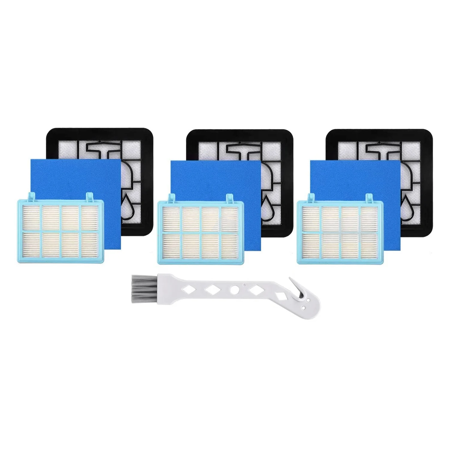 

Replacement Filter Set for Philips FC8010/01 FC9331/09 FC9332/09 Vacuum Cleaner Accessories Set
