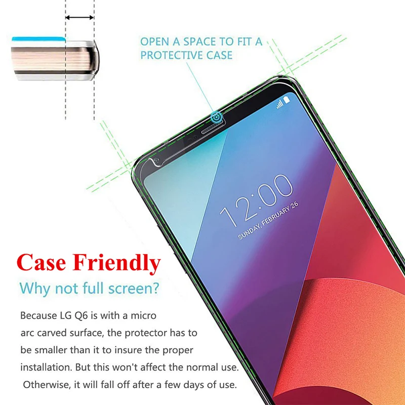 Tempered Film Transparent Screen Protector for LG G4 Beat Mini Stylus G5 SE Toughed Hard Glass for LG G6 G7 Fit G8s ThinQ