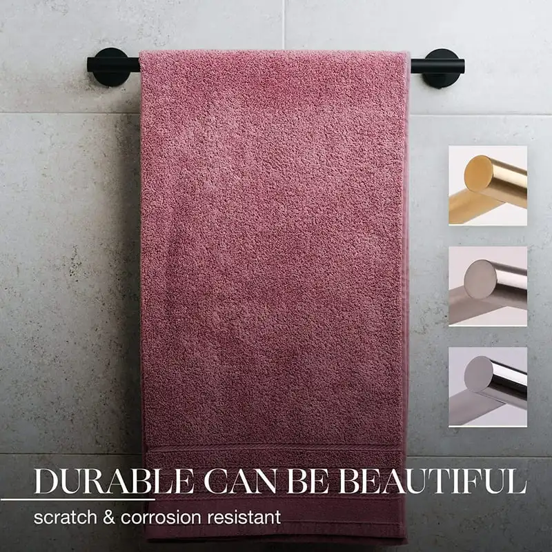 

Towel Bar, SUS304 Stainless Steel Bath Towel Rack, Matte Black 14"