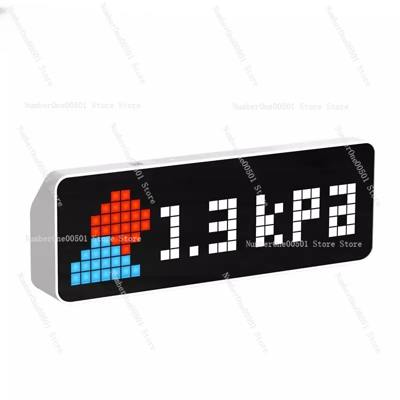 TC001 Пиксельные часы orologio pomoro Youtube Vlogger Weather Fan Display cronometro tabellone segnapunti