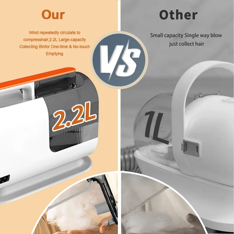 Лидер продаж малошумный Электрический пылесос для домашних животных щетка ухода