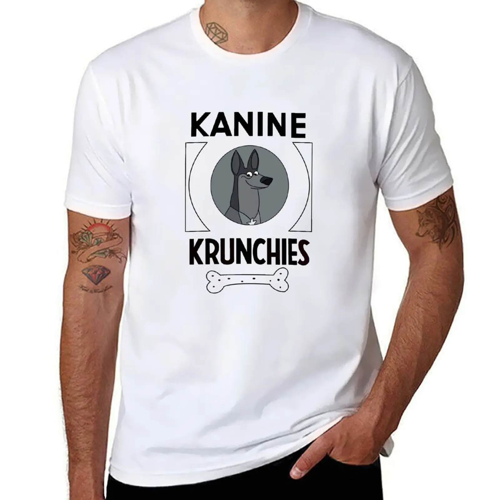 Мужские футболки Kanine Krunchies с рисунком далматинцев