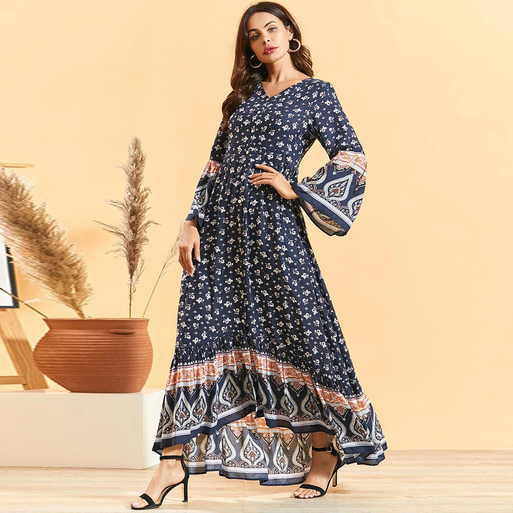 

Arabic Abaya Kimono Turkey Hijab Muslim Maxi Dress Turkish Dresses Oman Islamic Clothing Abayas For Women Caftan Dubai Kaftan