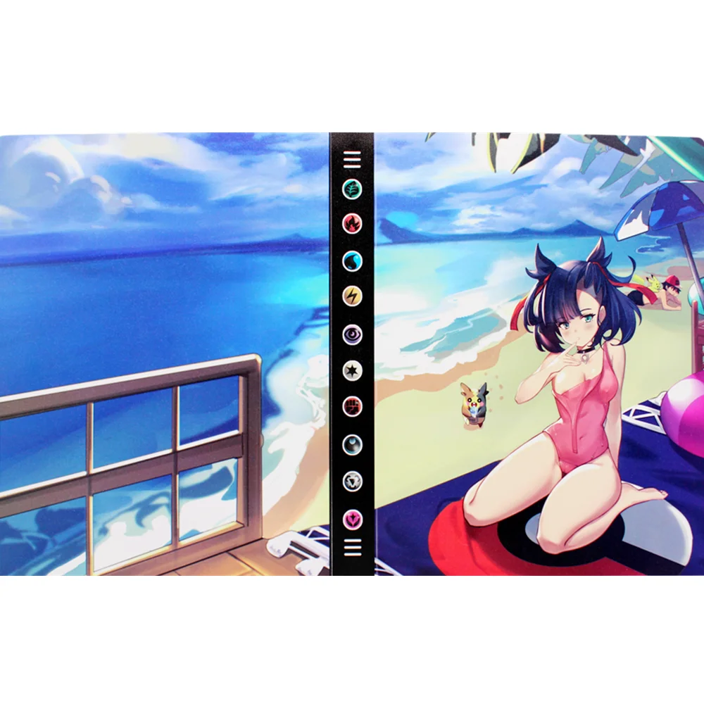 

Альбом для карт покемона TAKARA TOMY, 240 шт., GX EX VMAX, Мультяшные Детские Веселые игрушки, книга для хранения, любимые идеи для подарков, игры