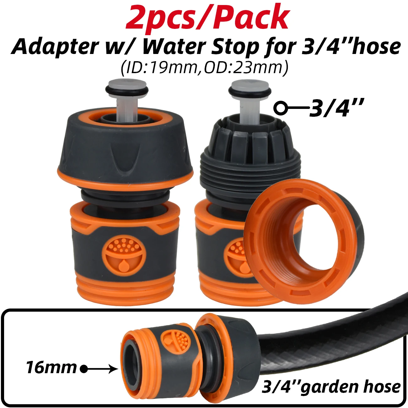 

KESLA Быстроразъемный соединитель для садового шланга 2 шт.