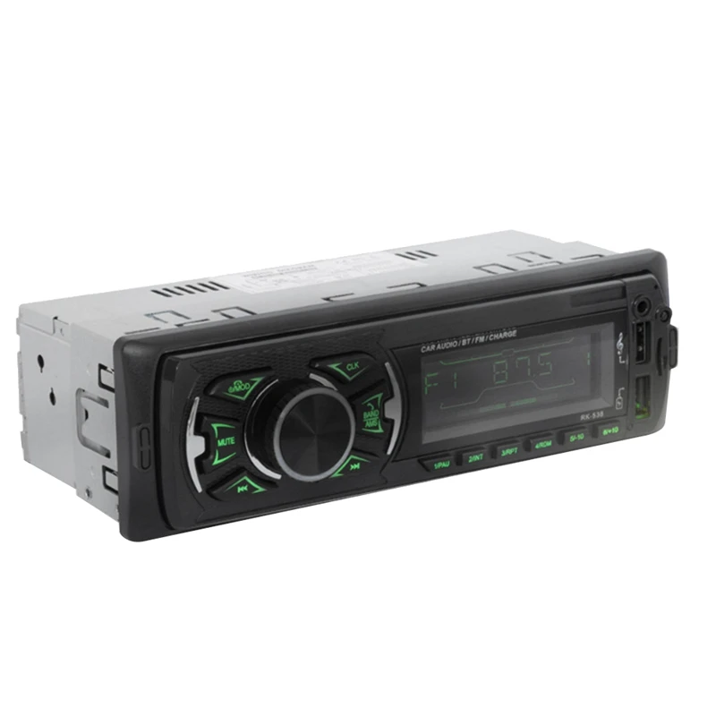 

Car Radio With Bluetooth Hands-Free System And Steering Wheel Remote Control, 1 DIN Car Radio MP3 Player