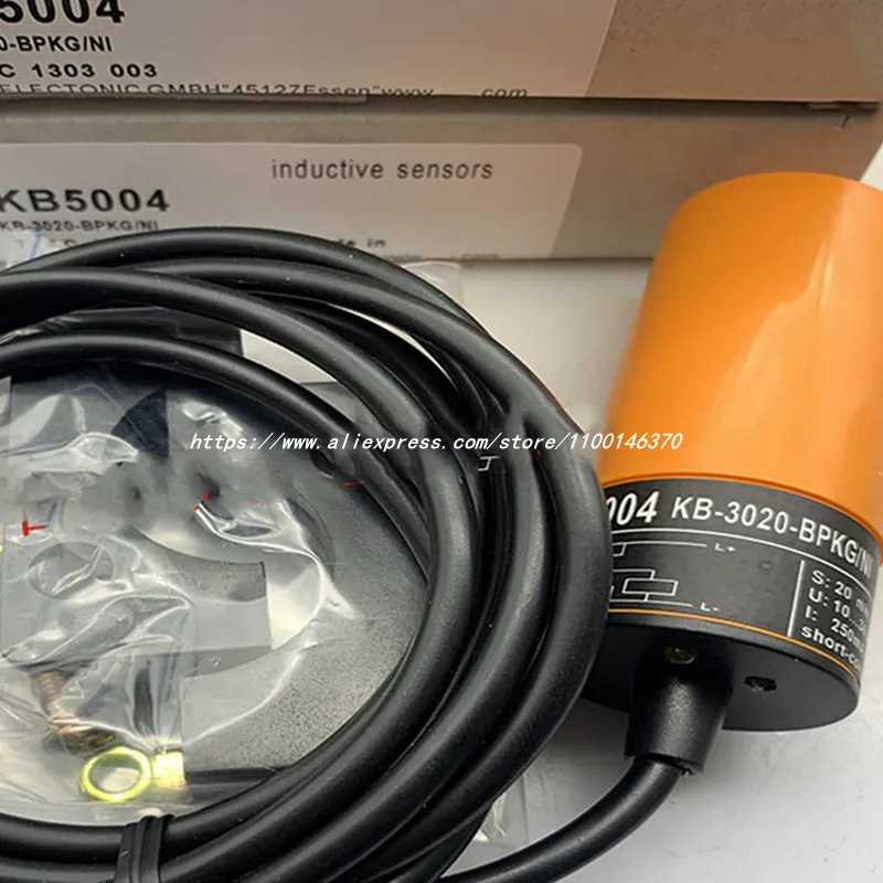 Новый высококачественный емкостный датчик IFM KB5004 KB-3020-BPKG/NI, 2 шт.