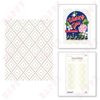 dazzling diamonds glimmer hot foil plate scrapbook diary decoration embossing template paper craft diy greeting card handmade