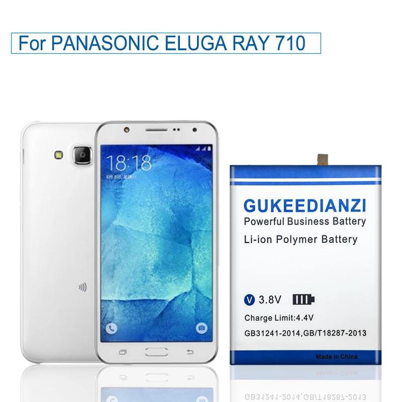 Фото Сменный аккумулятор GUKEEDIANZI HPSP5000R75 5600 мАч для PANASONIC ELUGA RAY 710 мобильный телефон №5